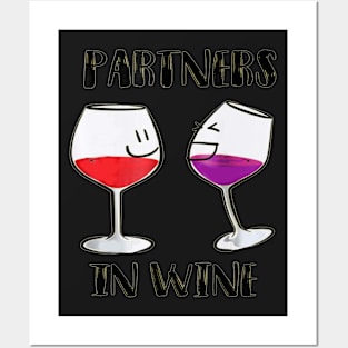 Partners In Wine Tshirt Posters and Art